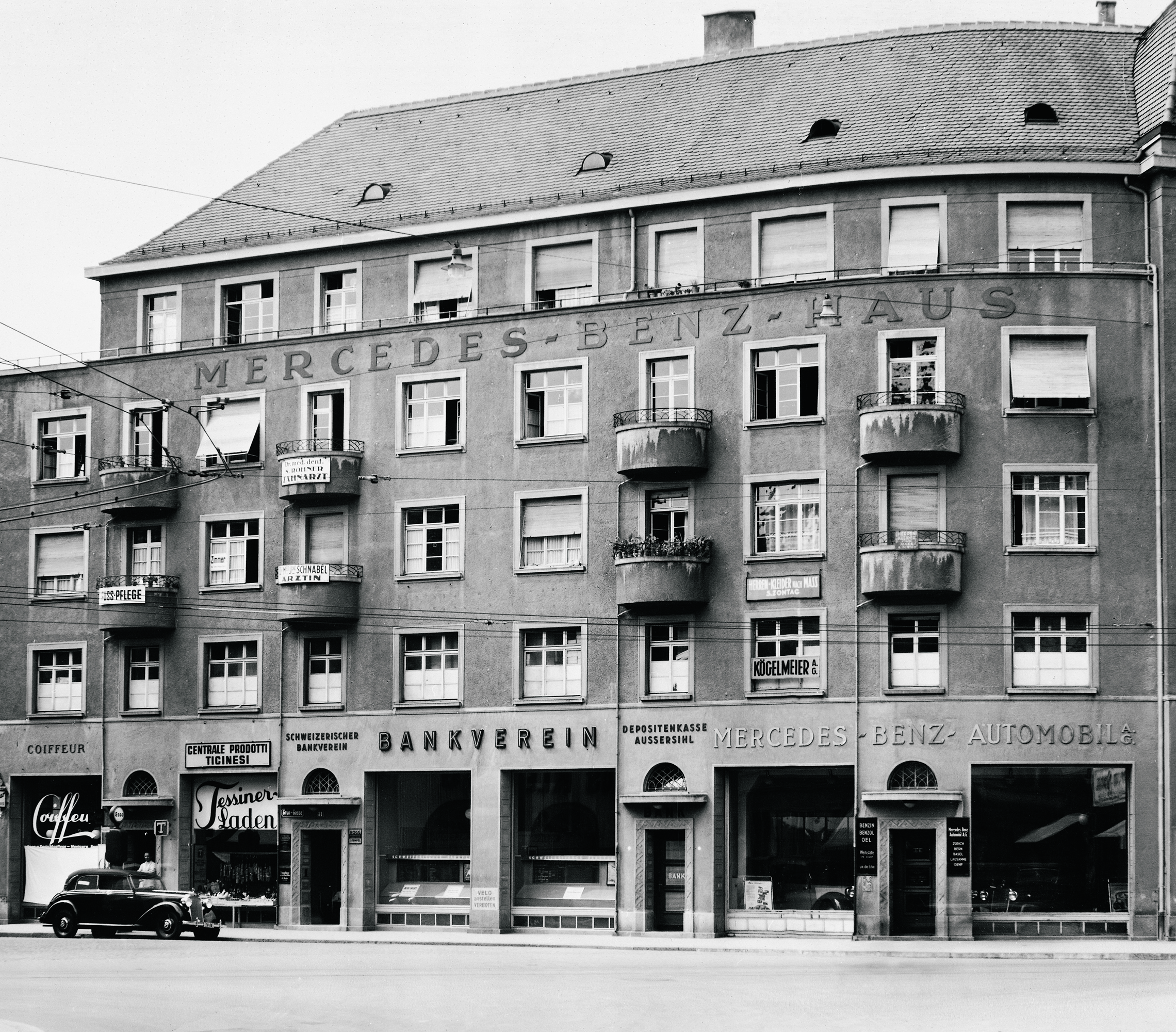 Merbag Geschichte Mercedes Zuerich